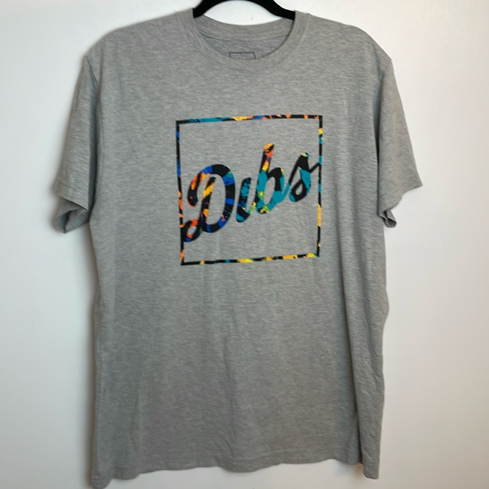 Men’s Dibs T-Shirt 

Color Grey

Size X-Large